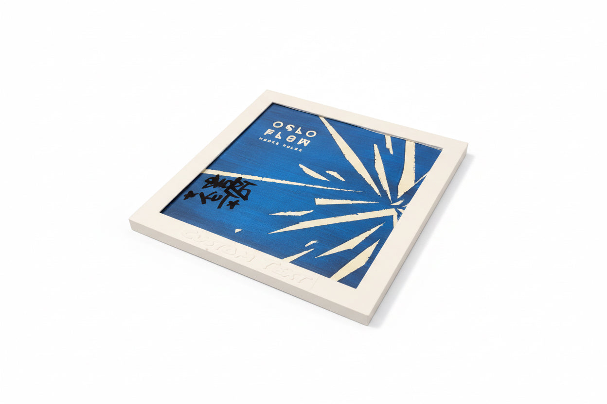 Smooth 7' vinyl record frame