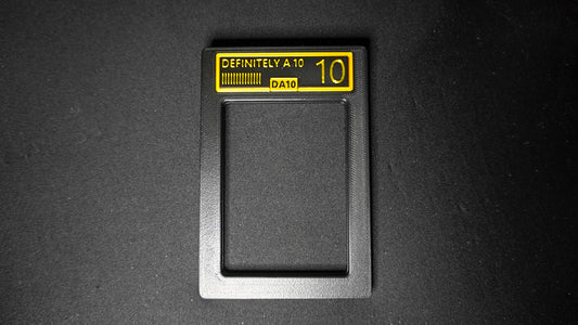 "Definitely a 10" Magnetic Top Loader Guard
