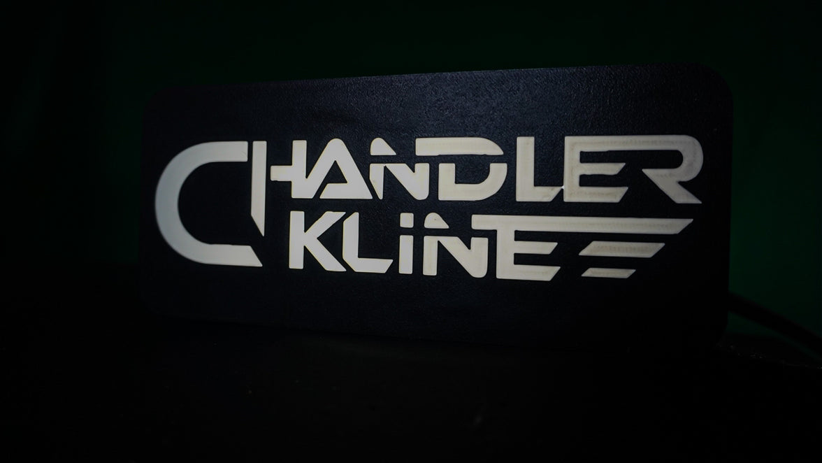 Custom DJ Logo Light Box